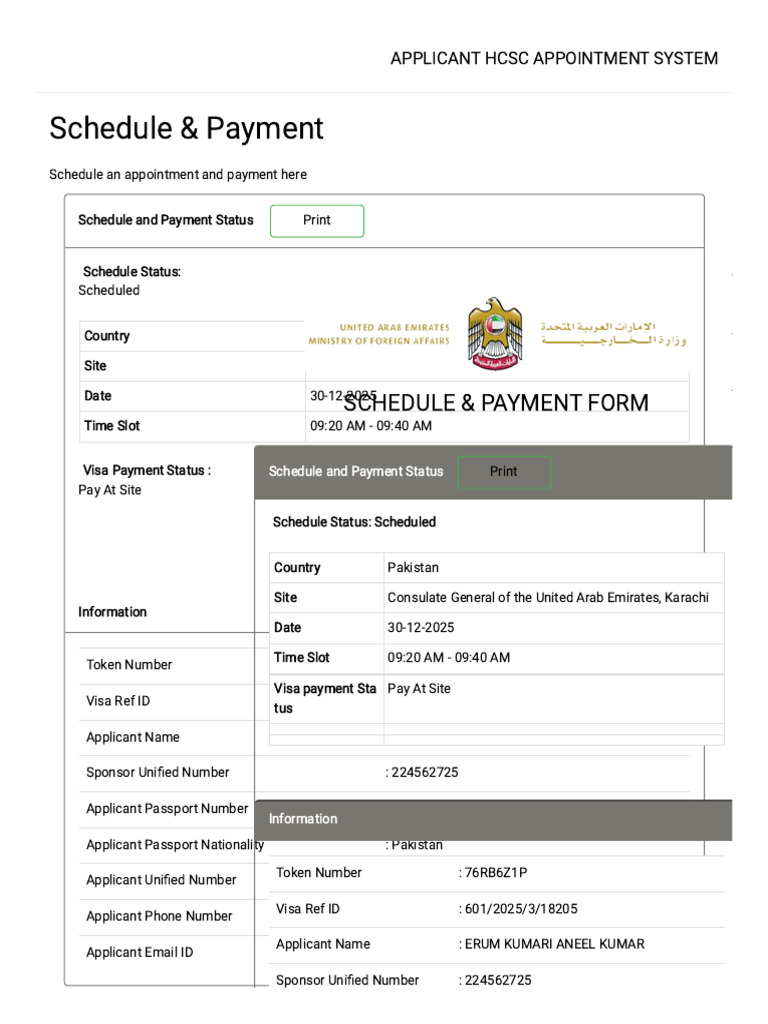 Applicant Hcsc Appointment System (1) | PDF | National Security ...