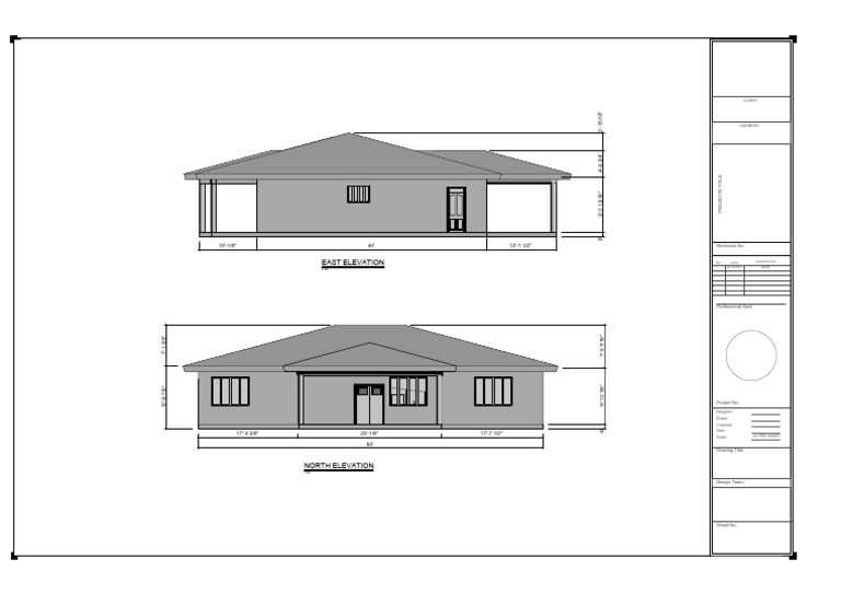 Elevation Drawings and Project Details | PDF