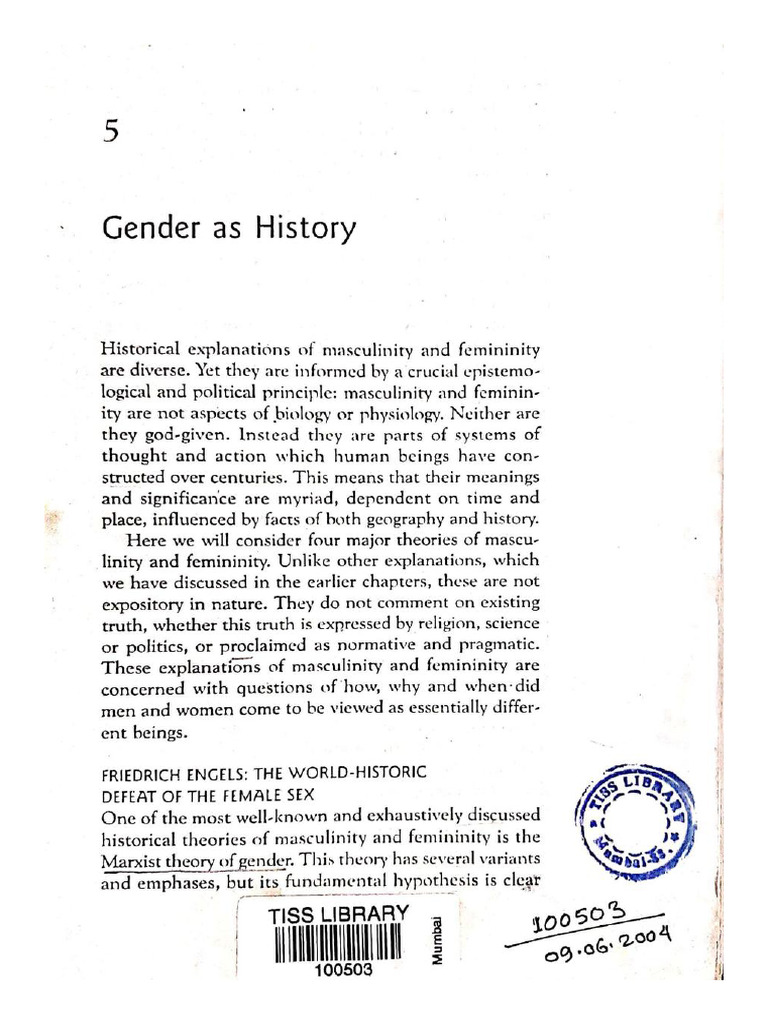 V Geetha Theorizing Feminism Chapter 5-1-53 | PDF