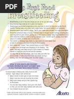 EBM Safe Handling and Storage Guidelines | PDF | Breast Milk | Refrigerator