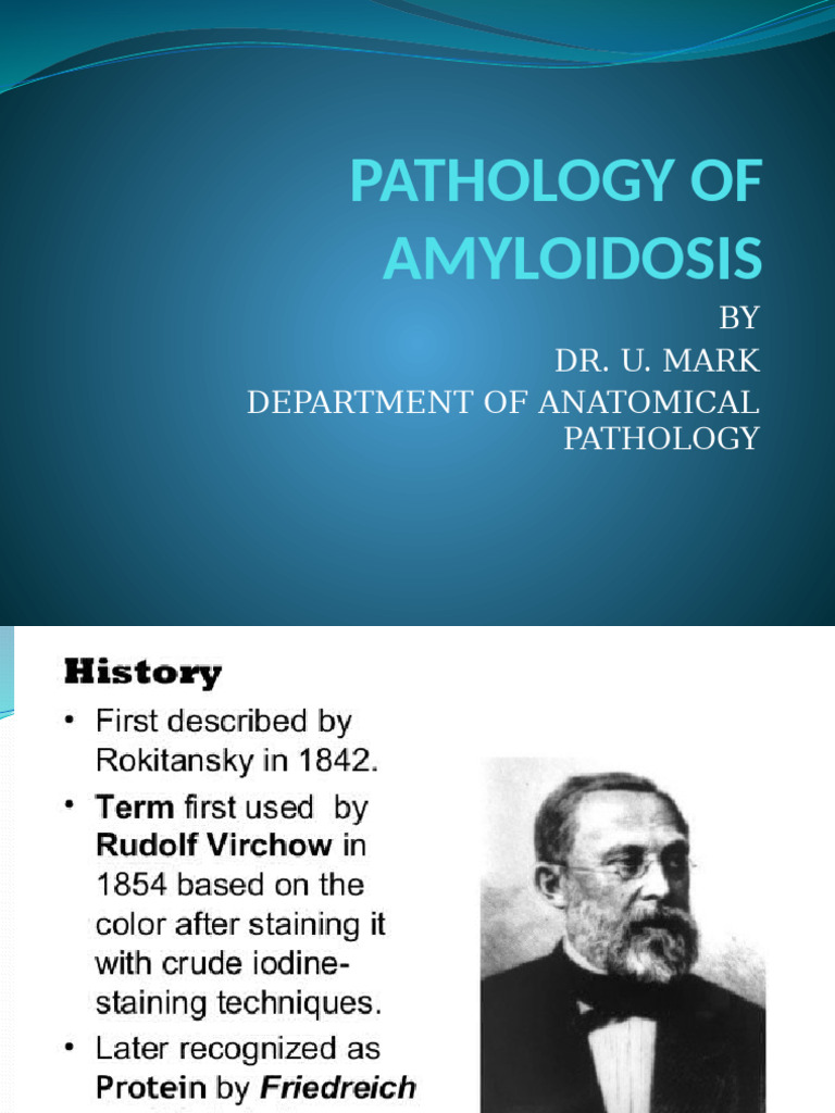 Understanding Amyloidosis Pathology | PDF | Amyloid | Diseases And ...