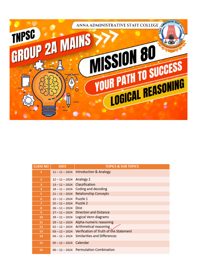 Class 13 - Arithmetical Reasoning | PDF