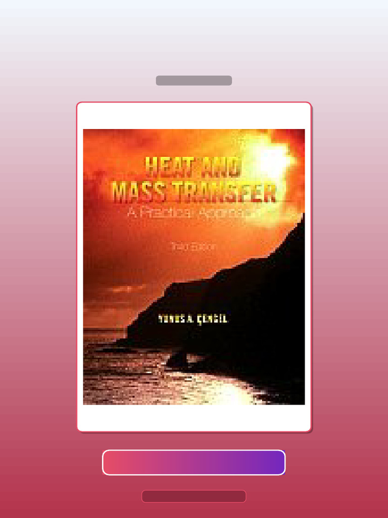 Test Bank for Accompany Heat and Mass Transfer a Practical Approach 3rd ...