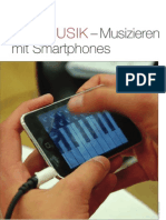 App-Musik - Musizieren mit Smartphones | MusikForum 01/2012