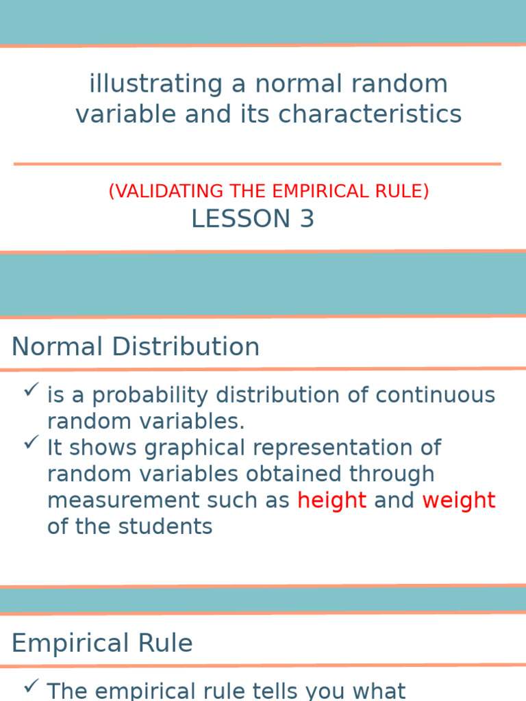 Understanding Normal Distribution & Empirical Rule | PDF | Probability ...