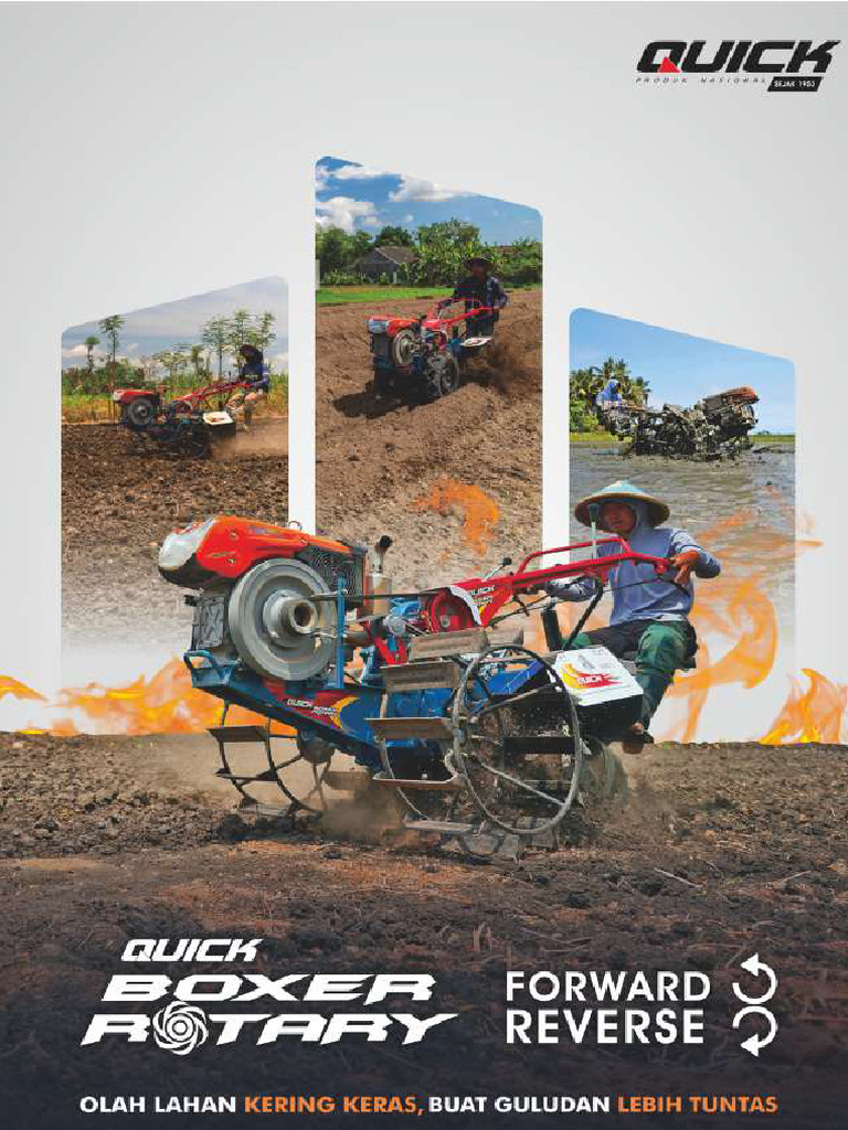 Traktor Boxer Rotary: Solusi Olah Lahan Efisien | PDF