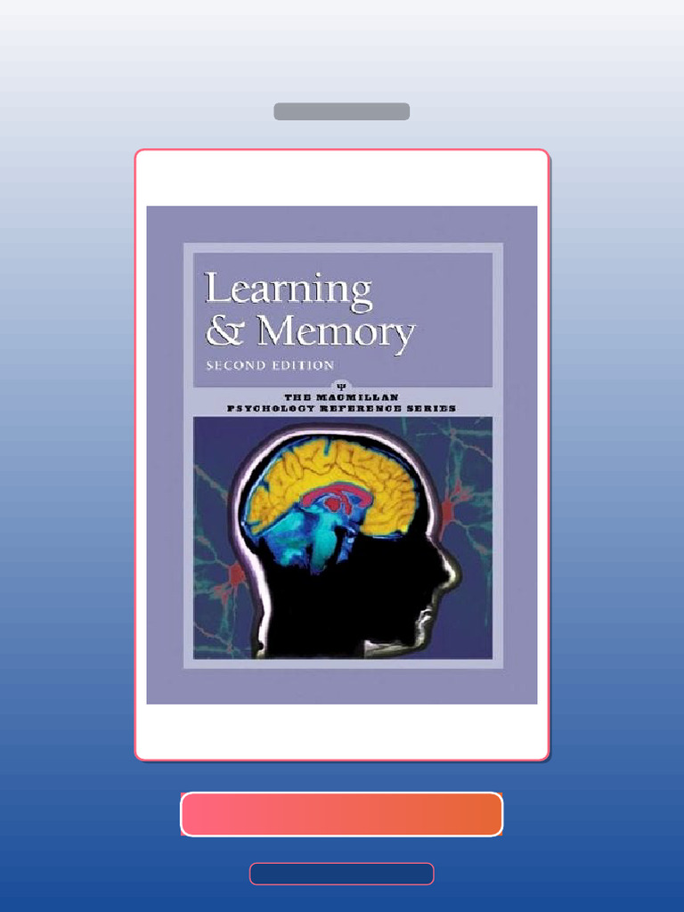 Test Bank for Learning Memory | PDF | Learning | Science