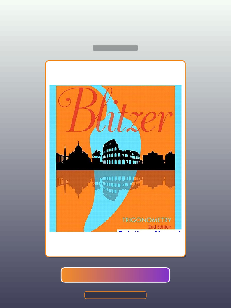 Test Bank for Trigonometry 2nd Edition Blitzer | PDF | Multiple Choice ...