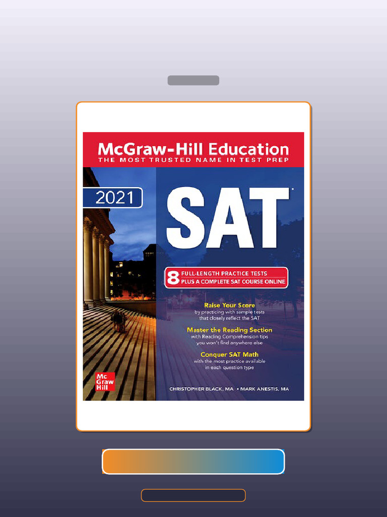 Test Bank for McGrawHill Education SAT 2021 1st Edition | PDF | Sat ...