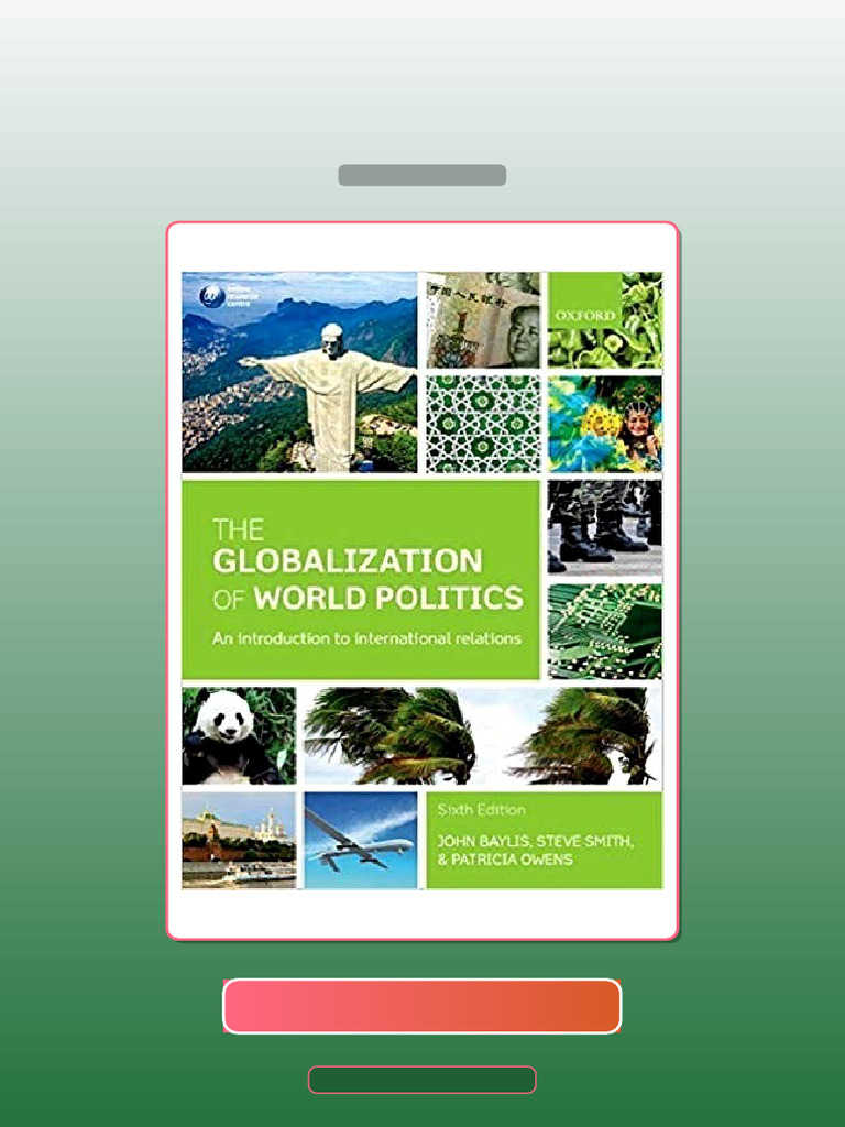 Test Bank for the Globalization of World Politics an Introduction to ...