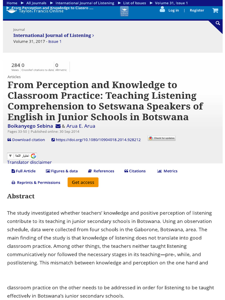 Classroom Practice | PDF