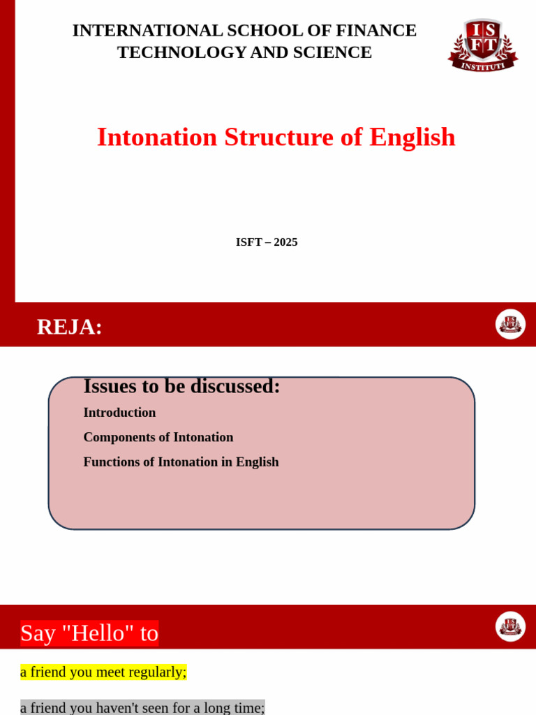 Understanding English Intonation Patterns | PDF | Stress (Linguistics ...