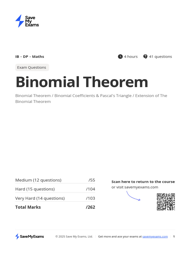 Binomial Theorem JCxqhjHfZ9k4y9cG | PDF | Abstract Algebra ...