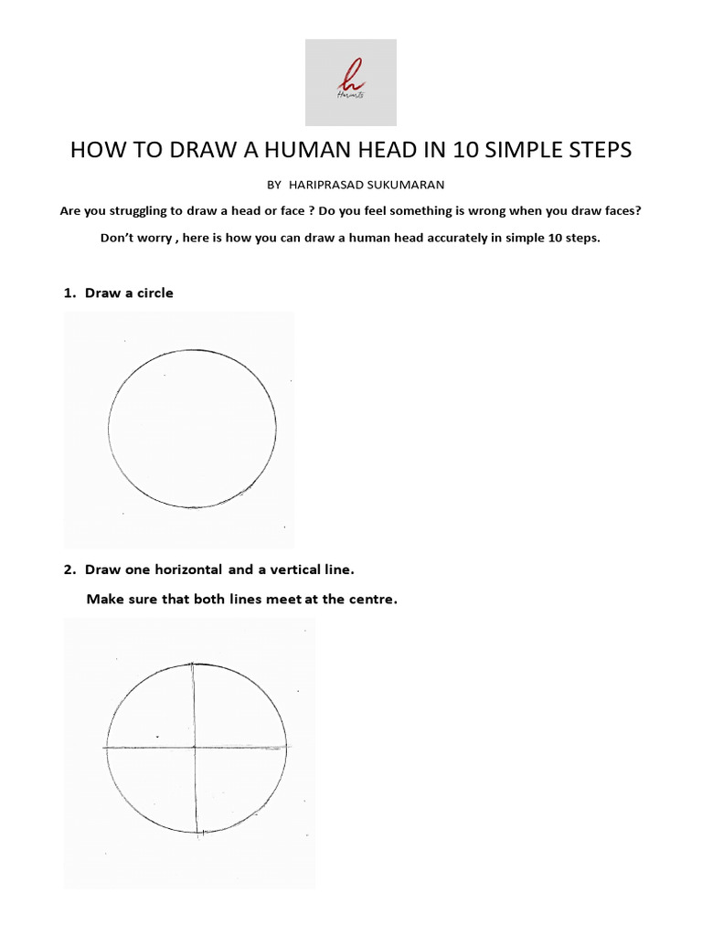 Draw a Human Head in 10 Steps | PDF | Chess Theory | Chess