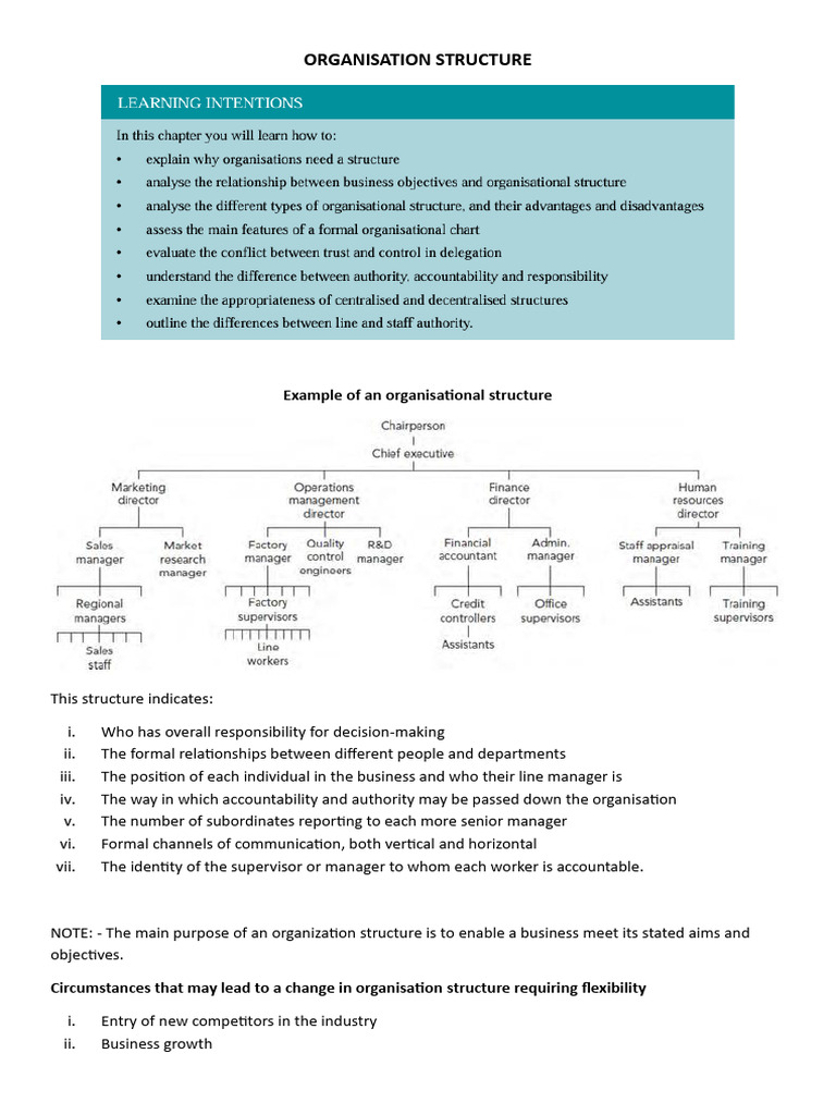 Understanding Organizational Structures | PDF | Organizational ...