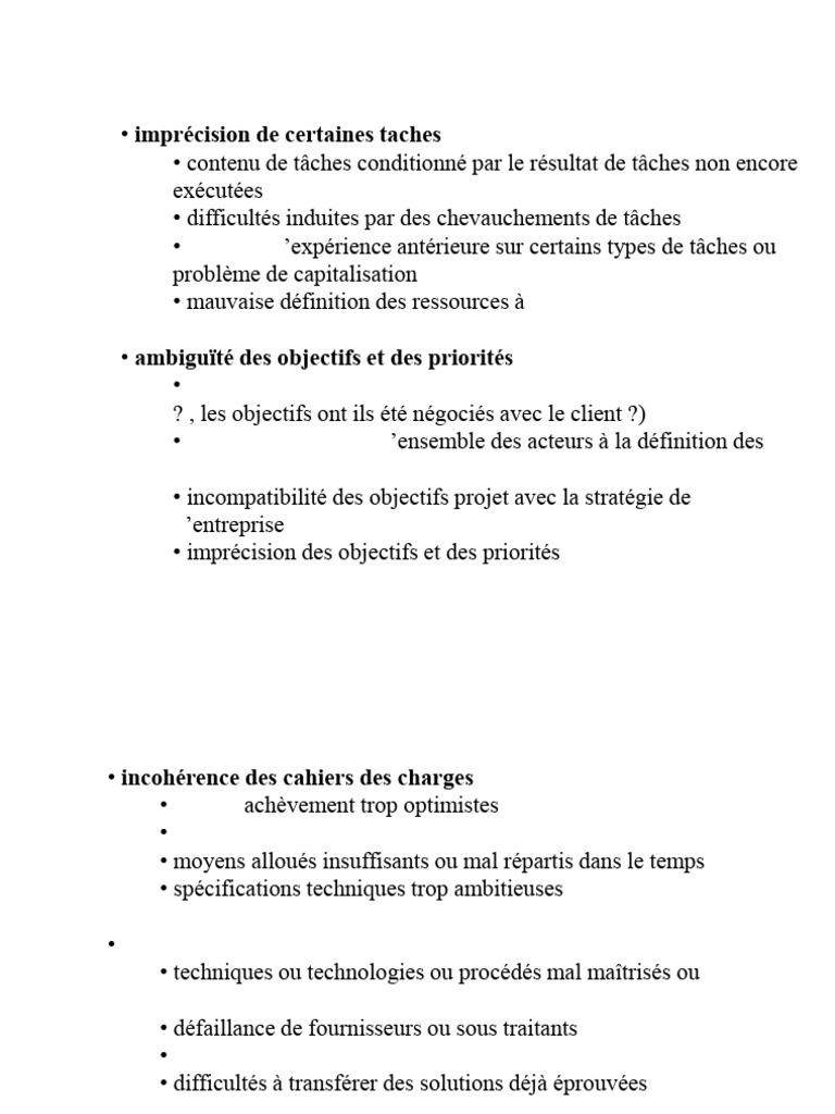 Identification des risques en gestion de projet | PDF | Gestion de projet