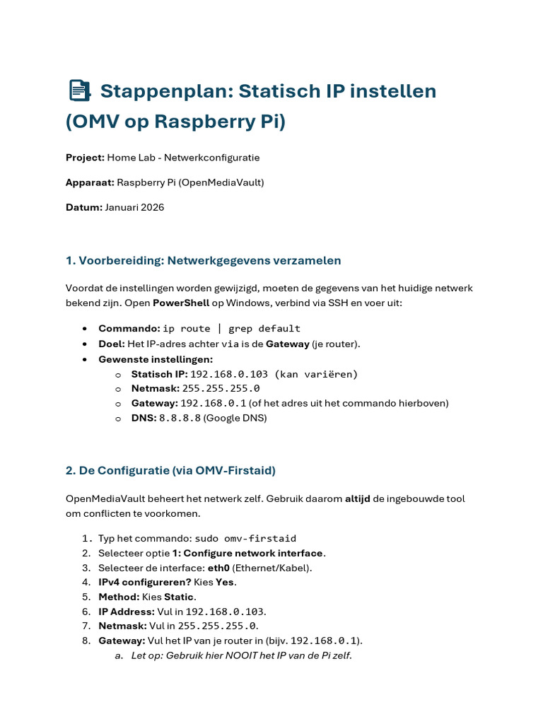 Statisch Ip | PDF