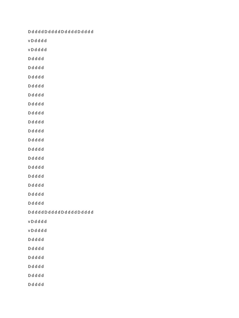 Document with Repeated Characters | PDF
