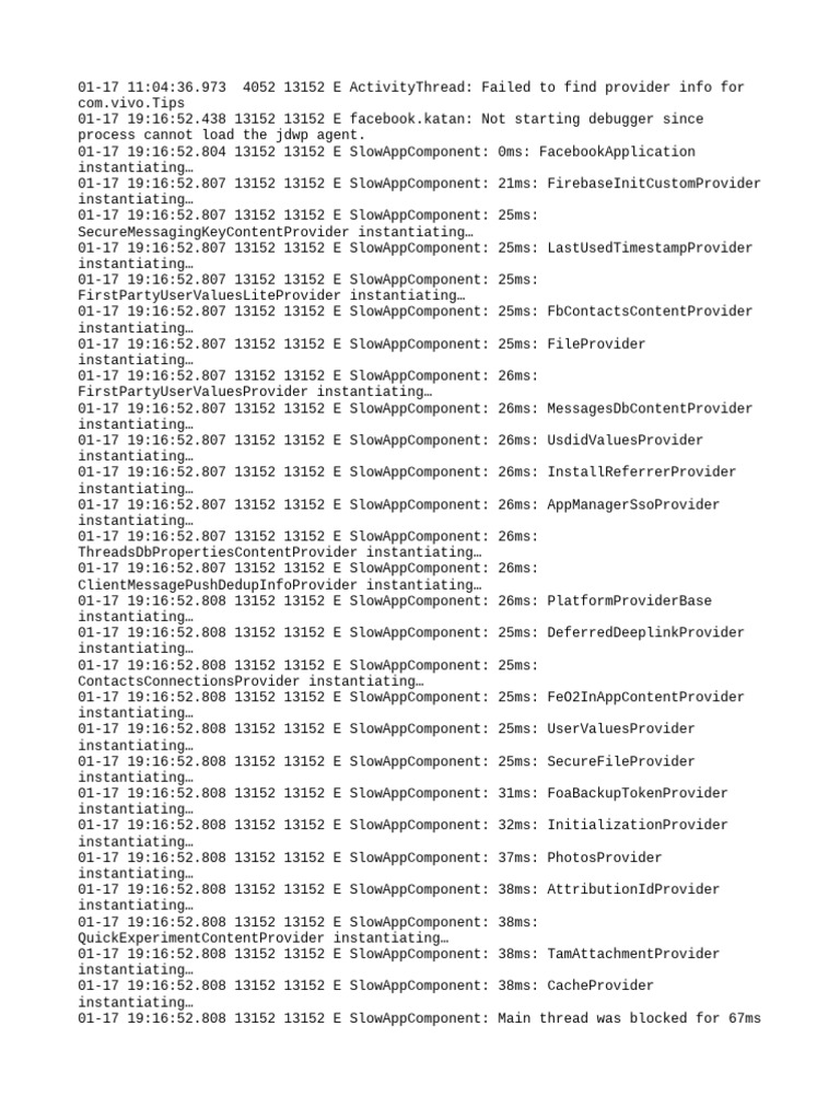 Log | PDF | Computer Architecture | Software Development