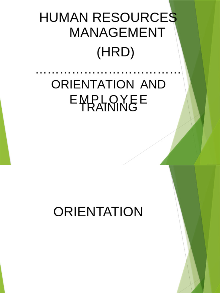 Employee Orientation and Training Guide | PDF | Employment | Vocational ...