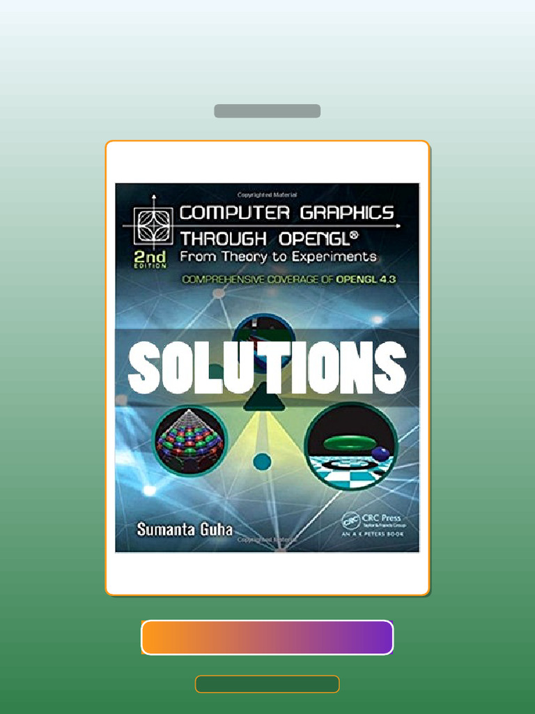 Test Bank for Computer Graphics Through OpenGL Second Edition From ...