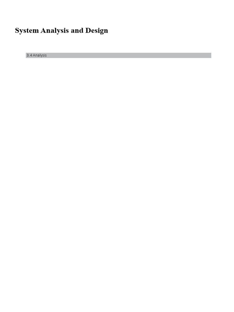 System Analysis and Design Overview | PDF | Software Testing ...