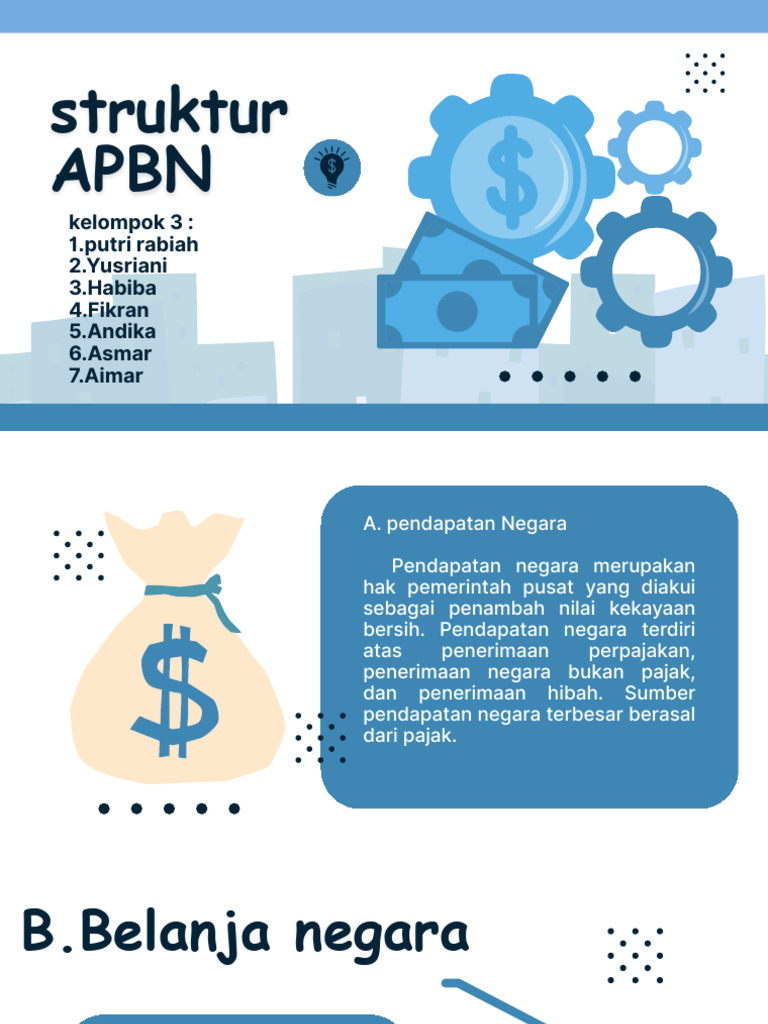 Struktur APBN: Pendapatan dan Belanja | PDF
