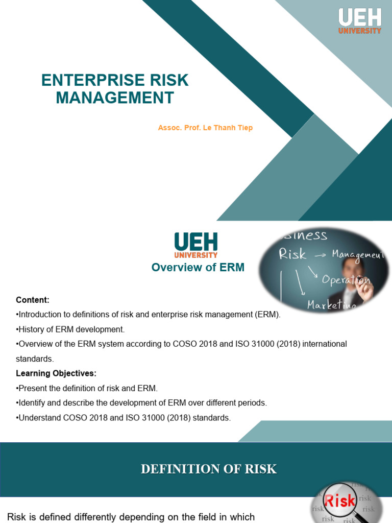 Enterprise Risk Management Overview | PDF | Risk Management | Risk