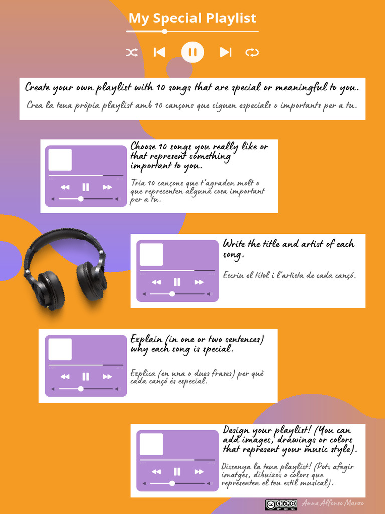 My Special Playlist TASK 2ESO VAL | PDF