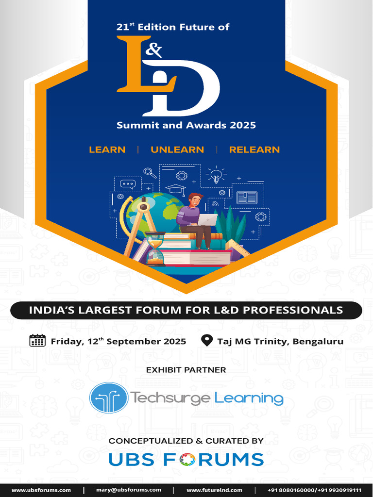 Future of Learning & Development Summit 2025 | PDF | Educational ...