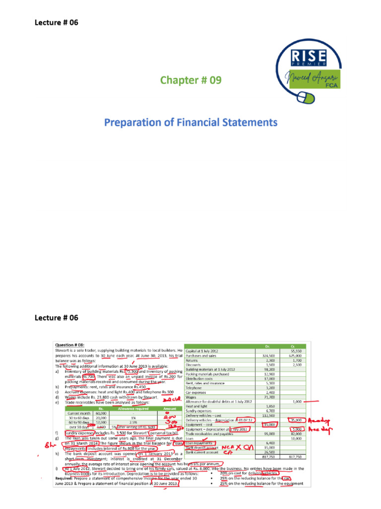 FA Lecture # 06 | PDF