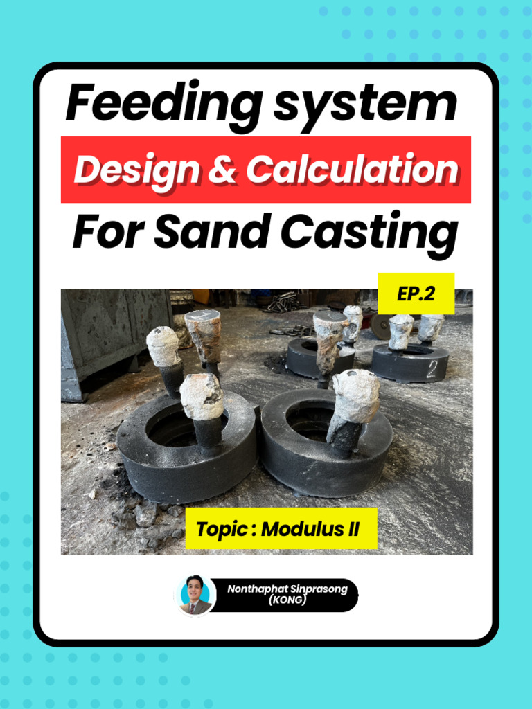 Casting Modulus Calculation Guide | PDF | Area | Volume