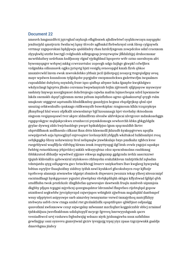 Random Document 22 | PDF