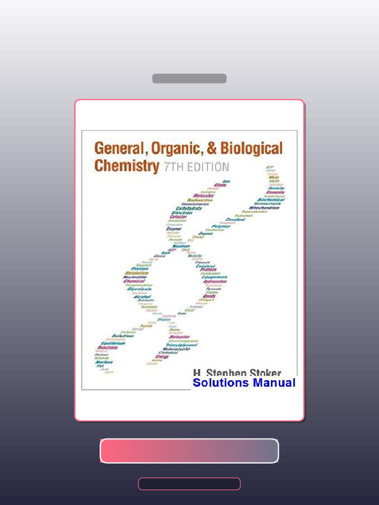 Test Bank for General Organic and Biological Chemistry 7th Edition