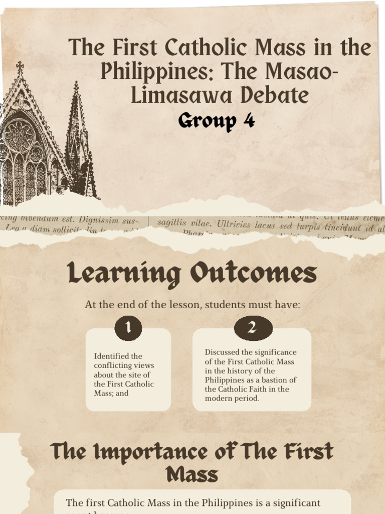 First Catholic Mass in the Philippines | PDF