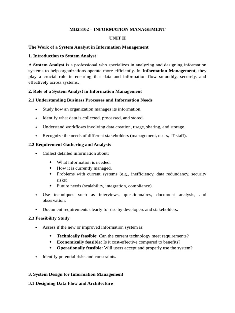 IM Unit II Notes | PDF | Scrum (Software Development) | Software ...