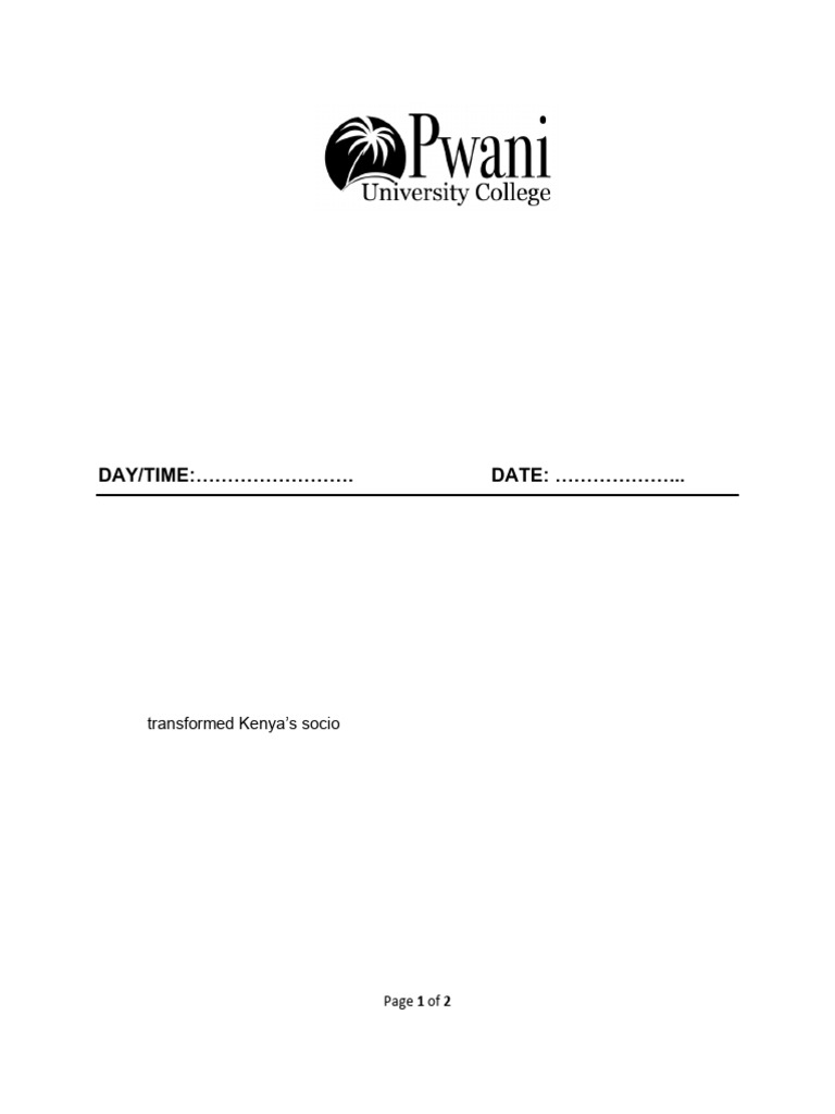 Economics of Education Exam Paper | PDF