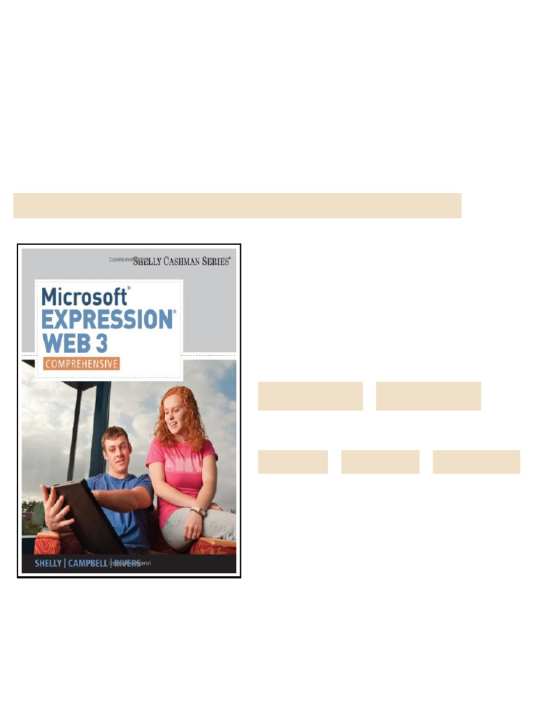 (Ebook) Microsoft Expression Web 3: Comprehensive by Gary B. Shelly ...