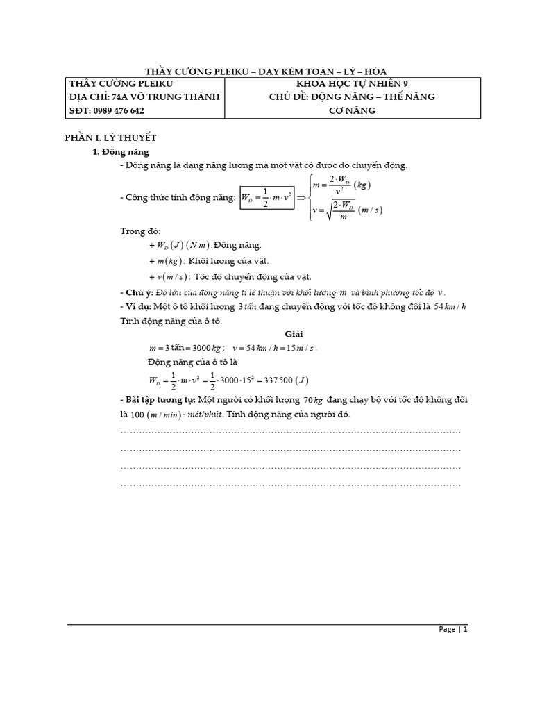 KHTN CD1 | PDF
