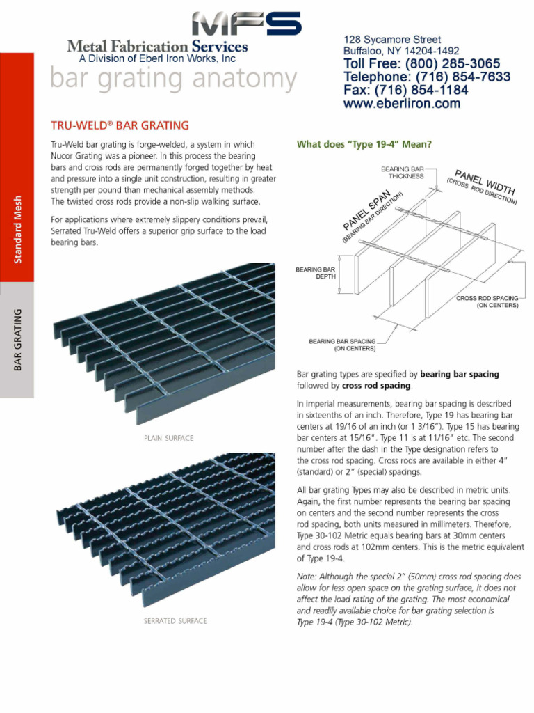 Tru-Weld Bar Grating Overview | PDF | Units Of Measurement