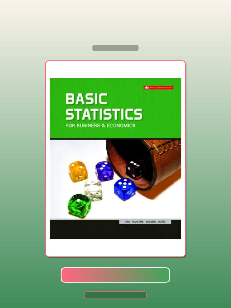 Test Bank for Basic Statistics for Business and Economics 6th Edition ...