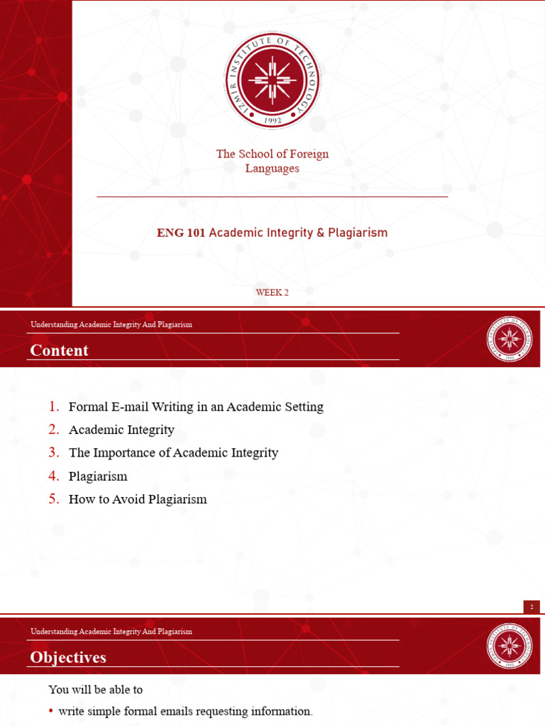 Academic Integrity and Plagiarism Guide | PDF | Academic Integrity ...