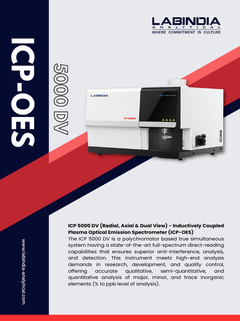 ICP 5000 DV: Advanced ICP-OES System | PDF | Ultraviolet | Physical ...