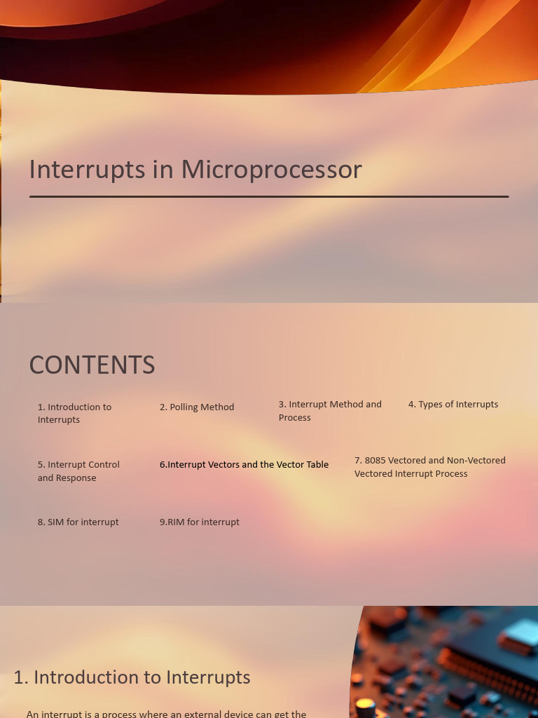 Understanding Microprocessor Interrupts | PDF | Office Equipment ...