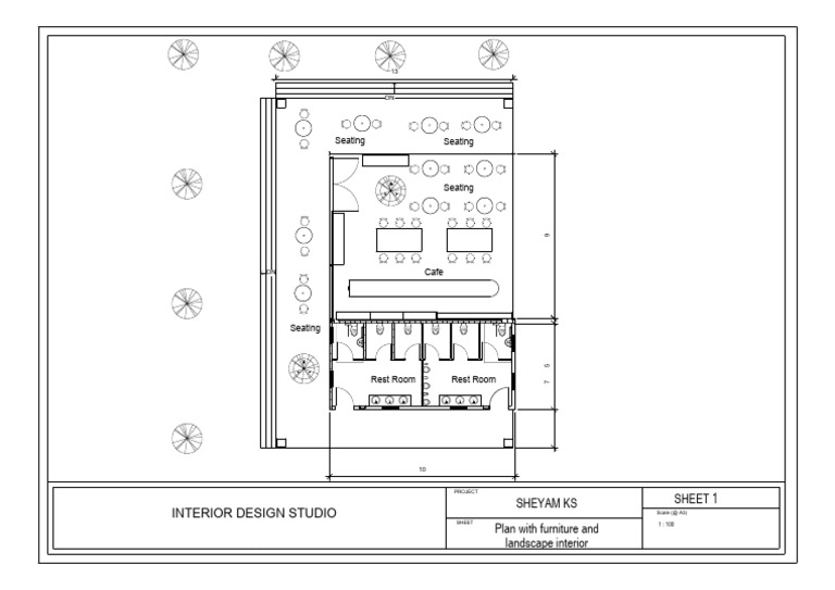 Interior Design Plan with Furniture | PDF
