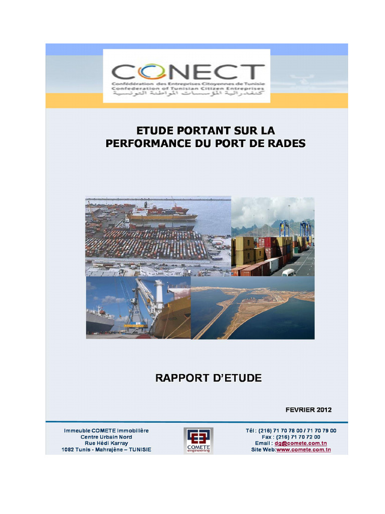 Performance du port de Rades analysée | PDF | Port | Transport