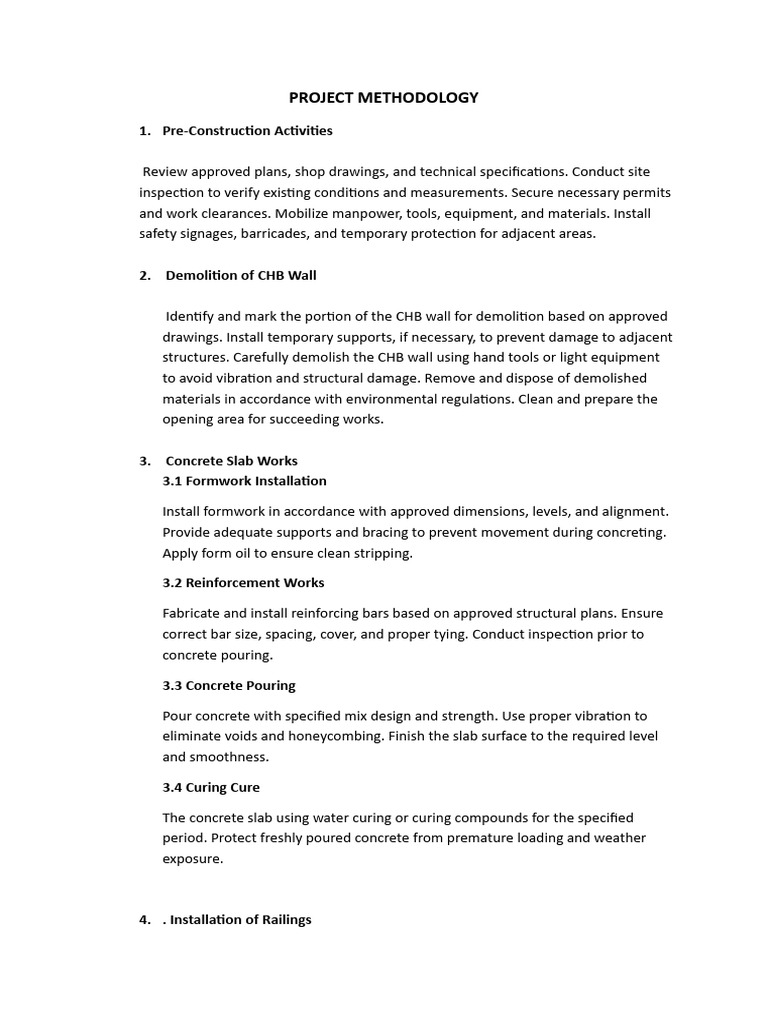 Project Methodology | PDF