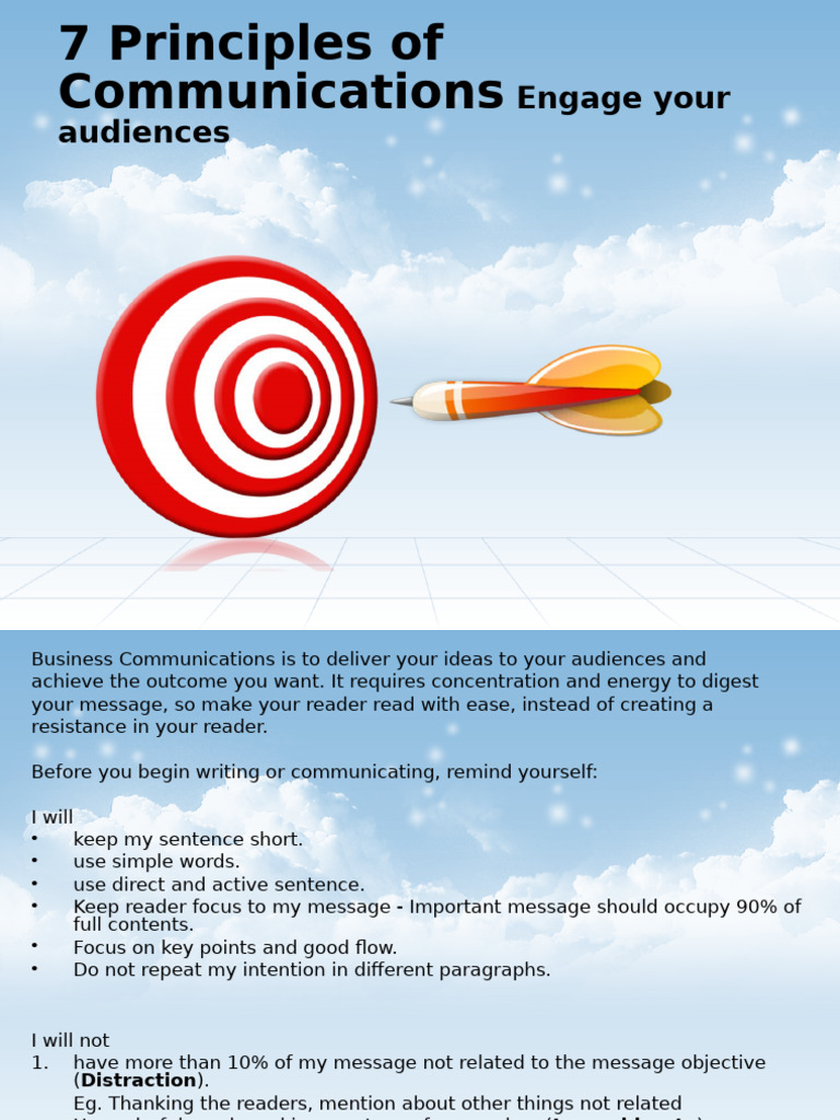7 Principles for Effective Business Communication | PDF | Communication ...