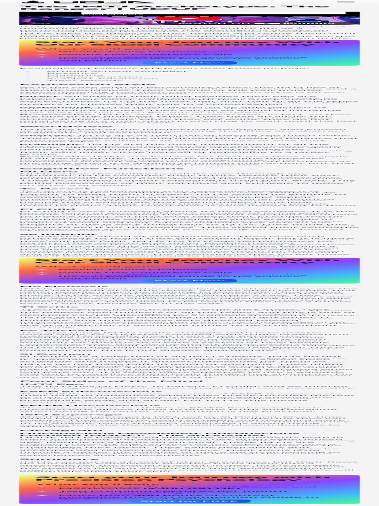 Understanding the INTJ Archetype | PDF | Unconscious Mind | Behavioural ...