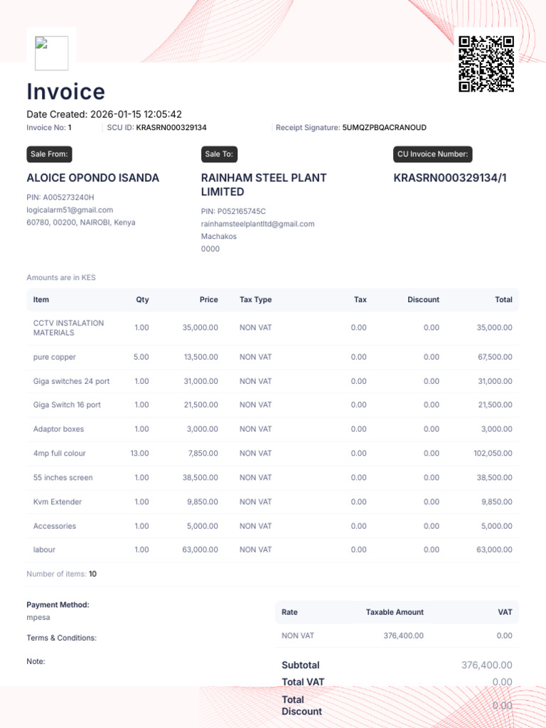 INVBSBGLRJ (1) | PDF | Value Added Tax | Invoice
